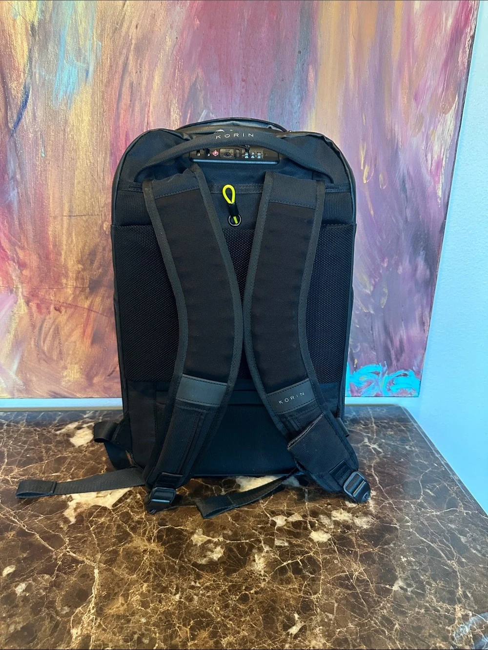 Korin Flappack Pro 16 Black Men's Backpack - Smooth Minimalist Carry